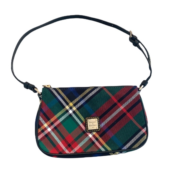 Dooney & Bourke Handbags - Dooney & Bourke 1975 mini shoulder bag red tartan